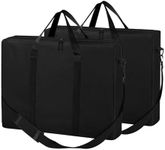 SIRUITON 2Pack Folding Table Storage Bag Fits 6FT, Portable 600D WaterProof Carry Bag for Folding Picnic/Camp Tables with Reinforcing Plate & Shoulder Strap, 36" D x 30" W x4.5 H