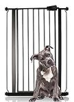 Bettacare Child and Pet Gate, 75cm - 83cm, Matt Black, Extra Tall Gate 104cm in Height, Pressure Fit Stair Gate, Baby Gate and Suitable for Dog Gate or Pet Barrier, Easy Installation