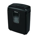 Fellowes Powershred 8MC5 8-Sheet Micro-Cut Paper Shredder, Black 4777001