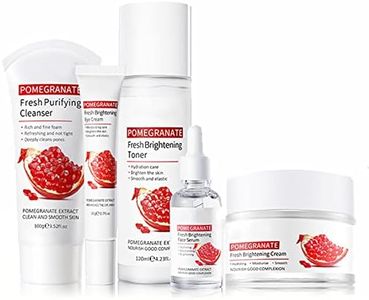 Skincare Gift Sets for Women Sale - Pomegranate Beauty Products - 5PCS Gift Sets with Cleanser-Toner-Eye Cream-Serum-Face Cream - Hydrating & Moisturizing Skin Improve Refresh Anti Wrinkle Set Kit