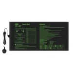 HBN Durable Seedling Heat Mat,Waterproof Hydroponic Heating Pad,Seedling Heating Pad for Winter Indoor Seedling Germination and Greenhouse(10"x 20",1pc)