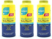 3 x Medipure Medicated Body Powder 