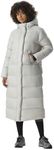 Fitouch Women's Waukee Long Down Parka | 750+ Fill Power Insulation | Compressible Jacket | Water-resistantg Puffer Coat| FeatherWarmest Ratio| Grey | Size M