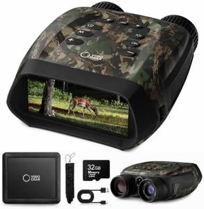 VisioGear Night Vision Binoculars - Night Thunder X3 4K Night Vision Goggles for Adults, AI Color Mode, 2000ft Range, 5000mAh Battery, 32GB Card for Camping & Hunting, Camouflage