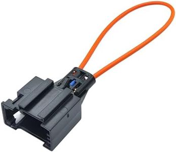 Car Loop Fiber Optic Short Circuit Test Ring, Female Fiber Optic Bypass Loop Adapter Car Diagnostic Cable Tool for Radio and Audio for Mercedes Benz for BMW for Audi for Volkswagen for Porsche
