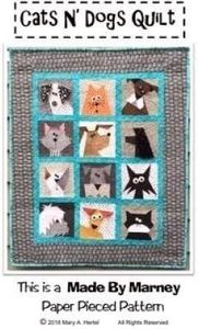 Made By Marney Cats N Dogs Quilt Pattern, Multi