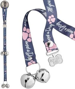 PoochieBells Verified Potty Training Dog Doorbells, Simple and Effective Puppy Housetraining Bell Tool with Easy, Step-by-Step Instructions, Doggie Dialogue Collection