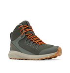 Columbia TRAILSTORM MID WATERPROOF OMNI HEAT Waterproof Men's Mid Rise Trekking And Hiking Boots, Green (Gravel x Warm Copper), 9 UK