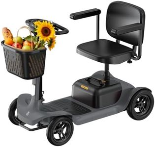 Paiseec Mobility Scooter for Adults, Seniors - 25Miles/40Miles Range, 6 mph, Large Wheels for Outdoor, Smart Safety Features, Headlight, Basket