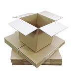 Triplast 101 x 101 x 101mm Small Single Wall 4x4x4" Shipping Mailing Postal Gift Cube Cardboard Boxes (Pack of 25)