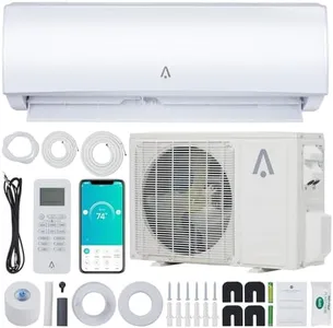 ACONEE 36000 BTU Smart Air Conditioner System, 19 SEER2 Split Inverter AC with Pre-Charged Heat Pump & Installation Kit, WiFi and Remote Control, Cools Rooms up to 2500 Sq. Ft, 230V, White