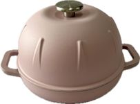 Cuisiland Enameled Cast Iron Bread Oven, 2 Quart, Dia. 10 inch (Pink), BBC107