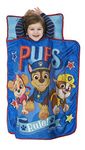 Paw Patrol We're A Team Toddler Nap Mat - Includes Pillow & Fleece Blanket - Great for Boys and Girls Napping at Daycare, Preschool, Or Kindergarten - Fits Sleeping Toddlers and Young Children