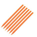 PZRT 6pcs Crowbar Plastic Spudger Stick Lever Tools Opening Tools for iPhone Screen Repair Electronic Components Replacement Repair Kit, Orange