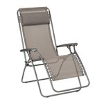 Lafuma Relax Rt2, Chataigne, Steel/Texplast,Polypropylene/ Polyester, For Détente, Uv Resistant, 114x68x87 cm