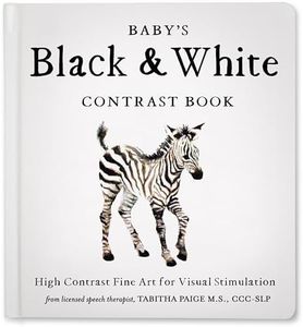 Baby's Black and White Contrast Book: High-Contrast Art for Visual Stimulation at Tummy Time (Our Little Adventures Series)
