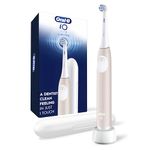 Oral-B iO2 Electric Toothbrush, for an Easy Switch to Electric, Peach, Rechargeable Electric Toothbrushes, iO Series 2 Starter Kit with 1 Power Toothbrush and 2 Brush Heads