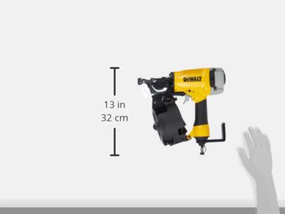 DEWALT Compact Pneumatic Coil Nailer – 225 Nail Magazine Capacity