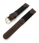 16mm Canvas Nylon Leather Watch Ban