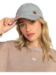 Roxy Womens Extra Innings Baseball Cap, Grey
