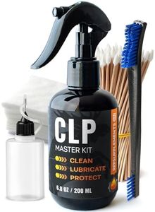 Clp Gun Cleaning Oil Kit 3-in-1 Cleans, Lubes, Protects - 6.8 Oz Sprayer Clp Gun Cleaner and Lubricant, Needle Oiler, Cleaning Patches, Cleaning Swabs and Brush - Clp Gun Oil and Cleaning Kit