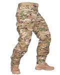 KOCTHOMY Men's Hiking Pants, Waterproof Tactical Cargo Combat Military Pants with Pockets G4 CP Camo 38