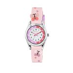 Tikkers Girl's Analog Quartz Watch with Silicone Strap TK0206