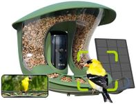 Birdfy 2 Smart Bird Feeder with Camera, Dual-Lens, Solar-Powered, Wireless Birdwatching, Permanent AI Identify 6000+ Bird Species & Motion Detection, Gift Present