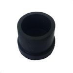 Susan Rubbers 1.25 Inch (31.75 mm) Round Rubber Bush or Cap for Furniture Leg- Black - #1.3RB030 - Pack of 30