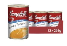 Campbells Condensed Soup, Cream of Tomato Soup, Tinned, 12 Pack