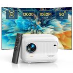 [Electric Focus] Mini Projector with 5G WiFi and Bluetooth 5.2, YABER E1 1080P Portable Outdoor Projector ±40° Keystone Correction, Projecteur for Phone/TV Stick/Laptop/PS5