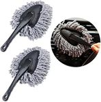 IPELY 2 Pack Super Soft Microfiber Car Dash Duster Brush for Car Cleaning Home Kitchen Computer Cleaning Brush Dusting Tool