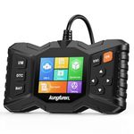 OBD2 Scanner Car Code Reader: OBD Car Diagnostic Tool with Battery Health & Carbon Deposition Test - Engine Fault Code Reader for BMW Ford VW Audi - Vehicle Performance Test & Engine Light Check