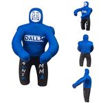 DALLX Sport MMA Grappling Dummy BBJ Punching Bag Brazilian Jiu Jitsu Wrestling Dummy Judo Karate Throwing Boxing Fighting Training Dummies for Kids - UNFILLED (Blue, 40")