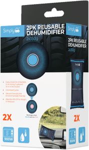 Simply Auto Car Dehumidifier 2-Pack – Moisture Absorber Bags