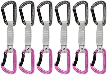 Mammut Workhorse Keylock 6-Pack Quickdraws - Grey/Pink 12cm