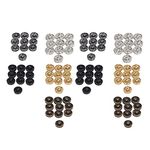 Jeanoko Mini Snap Buttons Fasteners, Miniature Snap Buttons Doll 100pcs,Clothing Snaps Kit Fixing Tools for Clothing Leather Craft Bracelet Jeans Jacket