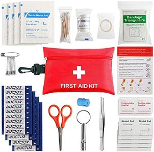 First Aid Kit 97pcs, Mini First Aid Kit Designed for Family Emergency Care. Ideal for Cars, Offices, Sports,Homes, Schools, Travel, Sports, Workplace & Outdoor