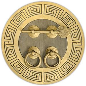 Tibetan Brass Cabinet Face Plate Backplate Set – 5.5", by Hardware Philosophy