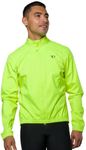 PEARL IZUMI Men's Quest WxB Rain Jacket, Full-Length Zipper, 2.5-layer Waterproof Fabric, Adjustable Waist & Relaxed Fit, Screaming Yellow, Large