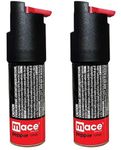 Mace Twist Lock Self Defense Spray | Shoots Up to 10ft Range | Protection & Safety Pepper Spray for Men & Women-Pack of 2 (Black)