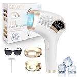 ACWOO IPL Laser Hair Removal, Painless, Long Lasting & Ice Cooling Hair Removal Device for Women & Men, 3-in-1 Functions HR/SC/RA Laser Hair Removal Device with 9 Energy Levels, 2 Modes, Full Body Use