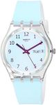 Swatch Transformation Quartz Silicone Strap, White, 16 Casual Watch (Model: GE713)