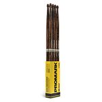 ProMark Drum Sticks - 5B Drumsticks - FireGrain Rebound - Hickory Wood - Acorn Tip - Set of 4 Pairs