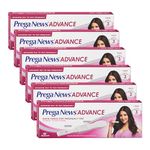 Prega News Mankind Advance Test Kit|Rapid Single Step Pregnancy Test Kit Device|99% Accurate Results In 3 Mins|Pack Of 6
