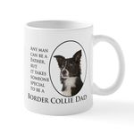 CafePress Border Collie Dad Mugs 11 oz (325 ml) Ceramic Coffee Mug