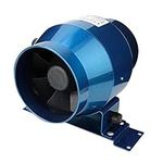 Pipe Fan, Variable Speed Duct Fan, 4" 160CFM Inline Duct Fan Attic Gable Fan AC220V with 0-100% Adjustable Speed Controller