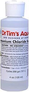 DrTim’s Aquatics Ammonium Chloride Solution for Fishless Cycling - 4 oz., Treats 200 gal. – Fish Tank Cleaner for Saltwater, Freshwater & Reef Aquariums