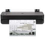 HP DesignJet T210 Large Format 24-inch Plotter Printer, Includes Care Pack (8AG32H) , Black