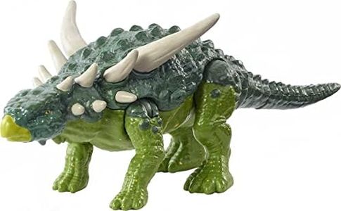 Jurassic World HBY67​ Fierce Force Sauropelta Dinosaur Action Figure with Movable Joints, Kids Gift Ages 3 Years & Older ​, Multicolor, 12.0 cm*5.0 cm*20.0 cm